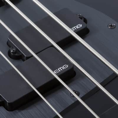 Schecter Stiletto-4 Stealth Pro EX LH Satin Black image 9