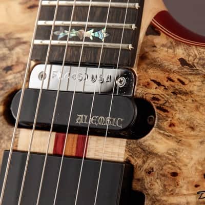 2015 Alembic Further FLG6, Purpleheart/Buckeye image 13
