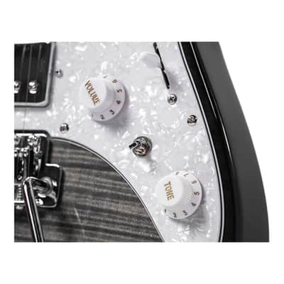 Ibanez AZ22S1F Electric Guitar with Roasted Maple Neck and Jatoba Fretboard, Transparent Black Sunburst image 8