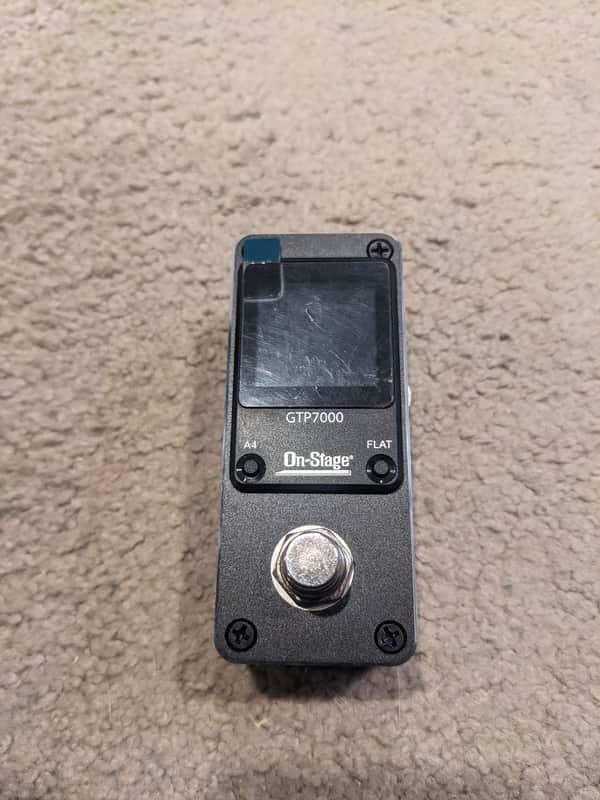 On-Stage GTP7000 Mini Tuning Pedal 2020s - Black image 1