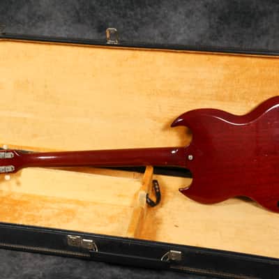 1965 Gibson SG Junior - Cherry Red - Wide Nut image 4