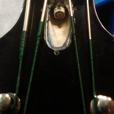 2013 Hofner Bass GL-VB-60-R Gold Label German  Lefty Blue with OHSC #6037 image 15