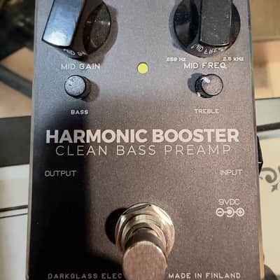 Darkglass Electronics Harmonic Booster Clean Bass Preamp 2019 - Present - Black image 1