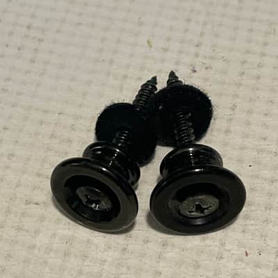 2000's Japan Jackson DK2 Dinky Guitar Factory Black Oversize Strap Buttons image 2