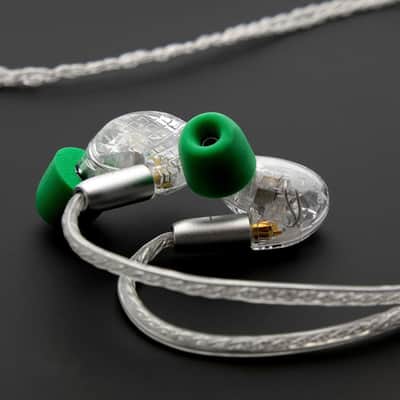 ADV. IEM Model 3 Hi-Res MMCX In-Ear Monitors (Live Edition, Clear) - Clear image 2
