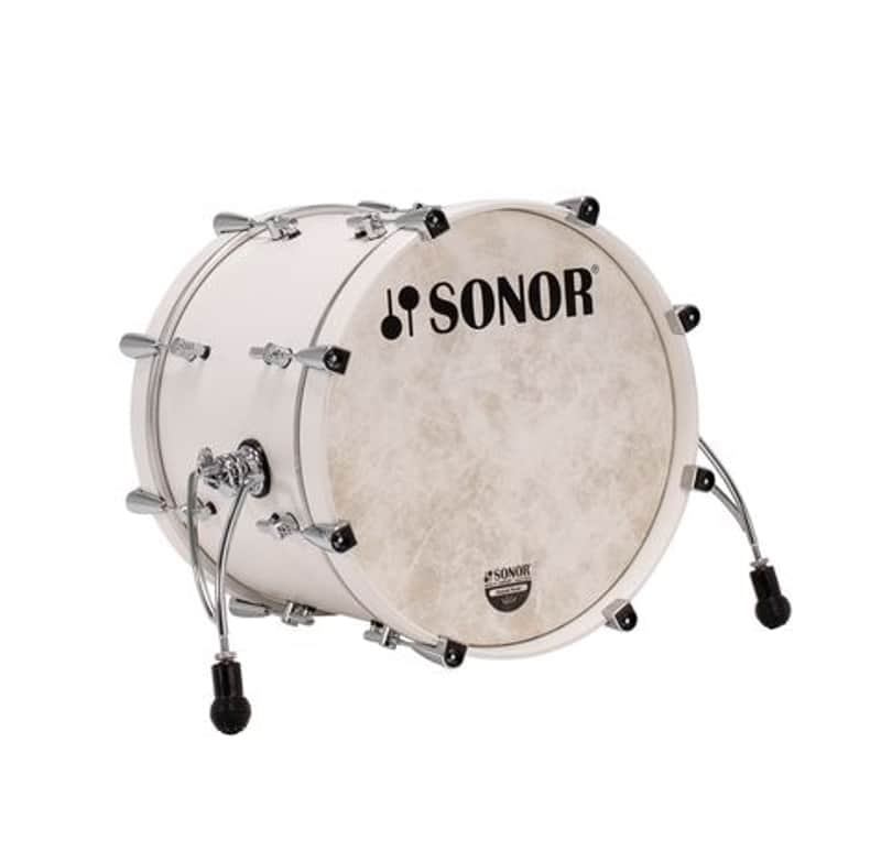 Sonor MOMENTUM Beech 18x14.25 BD No Mount Satin Pure White image 1