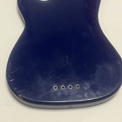 Antares Vintage Precision Bass Body Dark Navy Blue 70s image 5