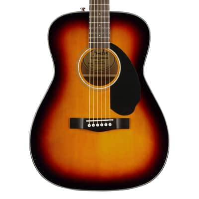 Fender CC-60S Concert Acoustic Guitar - 3-Color Sunburst w/ Walnut FB image 1