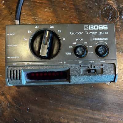 vintage Boss TU-60 Guitar Tuner 1979 - works great image 4