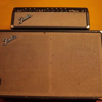 Fender Blackface Bandmaster Piggyback (1966) image 2