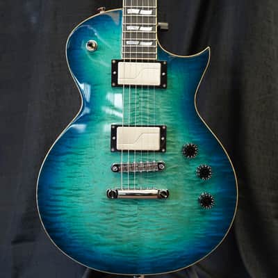 ESP USA Eclipse Aqua Marine Sunburst 6-String Electric Guitar w/ Hard Case (2025) image 1