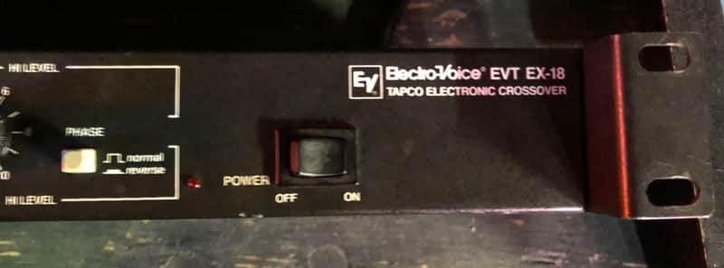EV ElectroVoice EVT EX-18 Tapco Rack Mountable Electronic Crossover image 1