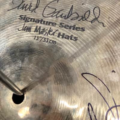 David Garibaldi's Tower of Power, Sabian 13" Signature Series, Jam Master Hi-Hat Cymbals, 2004 SIGNED! 848g 1292g image 7