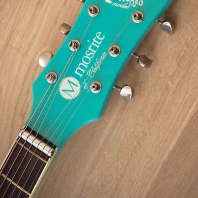 Mosrite Ventures Model Yuzo Kayama Signature Seafoam Green, Mint w/ Case & Strap, Japan Kurokumo image 4