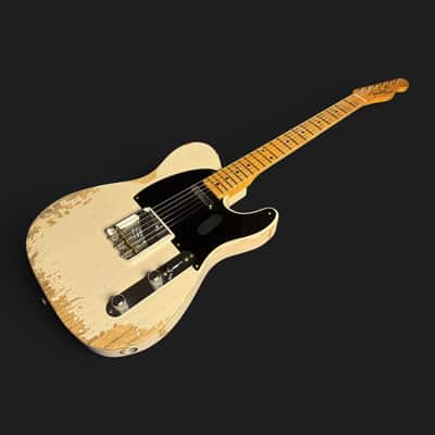 Fender Custom Shop '52 Telecaster Heavy Relic - 3,3kg 2021 - White Blonde - VIDEO image 5