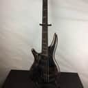 Ibanez SRMS805L Bass Workshop Left-Handed Multi-Scale 5-String Bass Guitar, Panga Panga Fingerboard, Deep Twilight