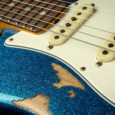 2023 - Fender Custom Shop 1967 Stratocaster Heavy Relic - Blue Sparkle image 17