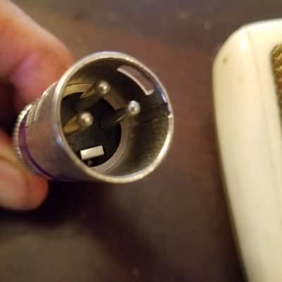 Telefunken M9A <> XLR Harp Mic 1950s Gold Grille, Beige and Brown Plastic image 6