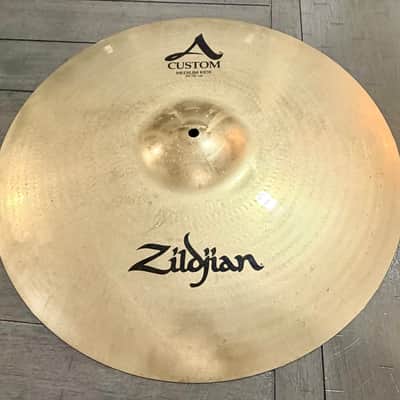 Zildjian 20" A Custom Medium Ride Cymbal 2002 - Present - Brilliant image 1