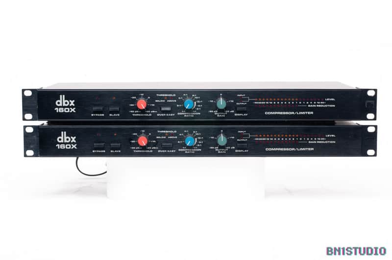 dbx 160X Compressors, stereo pair, recapped power supplies, set #74 image 1
