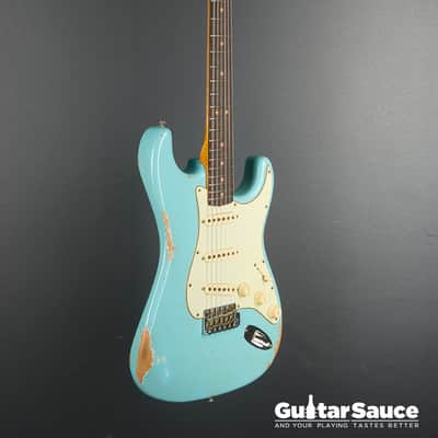 Fender Custom Shop Limited 64 L-Series Stratocaster Heavy Relic Aged 2025 - Daphne Blue (COD 1928NG) image 5