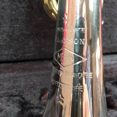 Besson MEHA .470" LARGE BORE 1972 - SILVER & GOLDPLATED image 8