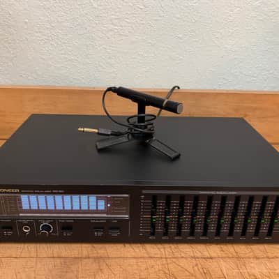 Amazing Pioneer SG-50 Stereo Graphic Equalizer Spectrum Analyzer Microphone Audiophile Vintage image 3