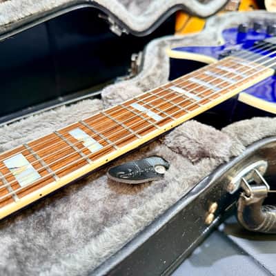 🔥2019🔥 Epiphone Les Paul Prophecy Custom Plus EX~ Midnight Sapphire~ EMG P’Ups image 4