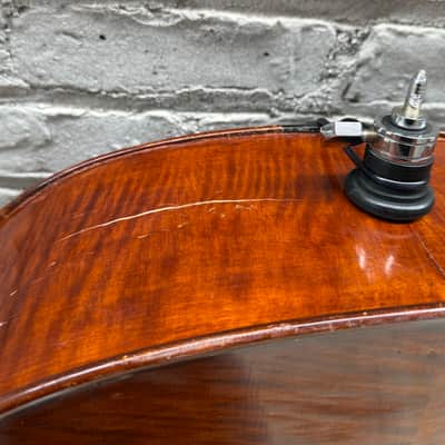 Artisan Strings Bravura Model 300 4/4 Cello 2006 Natural Finish w/ Original Gig Bag - Poor Condition, Cracked Wood image 21