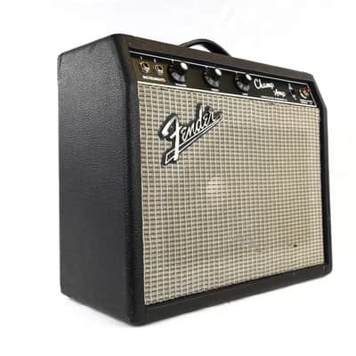 Serviced - Fender Champ Silverface 1974 with Blackface panel image 3