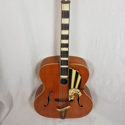 RARE Vintage 1949 Otto Meindl Migma Meister Jazz Guitar "Mein-Del" (Germany) image 5