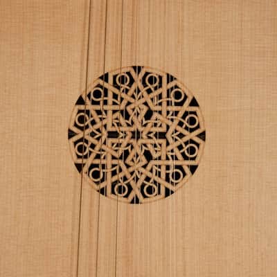 Roosebeck LT7DRSN-1 Deluxe 7-Course Lute Sheesham/Walnut with Gig Bag image 7