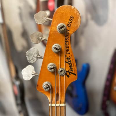 Fender Precision Bass Guitar in Mocha Brown w/ Case 1974 image 16