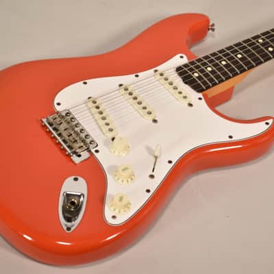 1982 Fender American Vintage Stratocaster '62 Reissue Fiesta Red Electric Guitar w/OHSC image 7