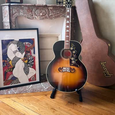 Gibson SJ-200 / J-200 Original — Vintage Sunburst — Made in USA — Original Hard Case image 1