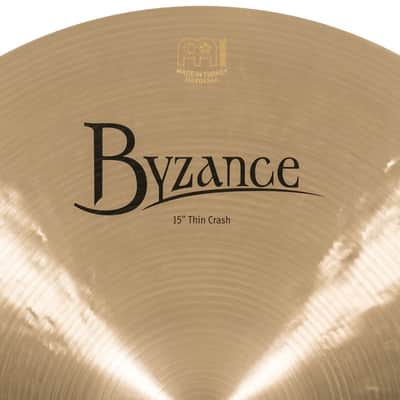 Meinl Byzance Traditional Thin Crash Cymbal 15 image 4