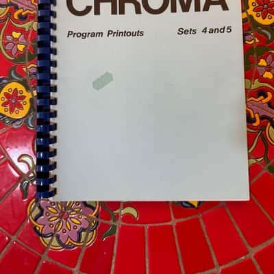 Rhodes ULTRA RARE Rhodes Chroma Preset Book