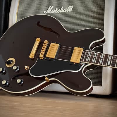 Gibson Custom Shop ES-345 Stereo Reissue Walnut Nur 3,99kg trotz Varitone! Gibson BB.King Customshop Case! 2008 - Walnut image 23