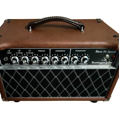 BootLegger Guitar Blues 20 Head Dumble Hand Wired Tube Amp 2023 - Brown image 2