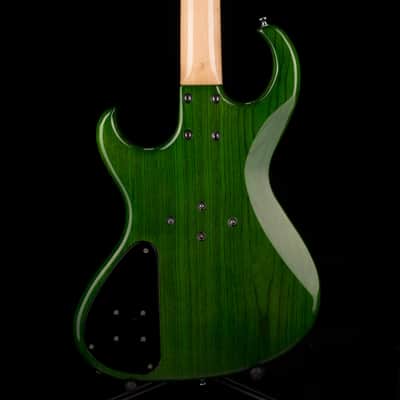 Pre Owned 1996 Rick Turner Prototype E-2 EL-434 PM Transparent Green Bass With OHSC image 12