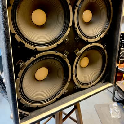 1978 Vintage Acoustic Control Corp Model 330 Head & Model 403 4x12 Cabinet Stack - 1970s Blue-Face Solid State Powerhouse image 16