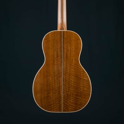 Huss and Dalton 0-SP Parlor 12-Fret Figured Black Walnut and and Bearclaw Sitka Spruce Sunburst Custom NEW image 3