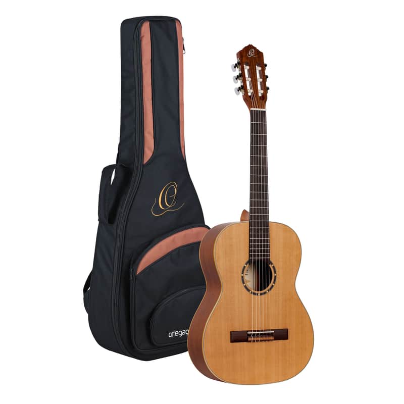 Ortega R122-7/8 Family Series Cedar Top Mahogany Neck 7/8-Size Nylon 6-String Classical Acoustic Guitar w/Gig Bag image 1