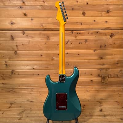 Fender American Professional Classic Stratocaster Electric Guitar - Faded Sherwood Green Metallic image 5
