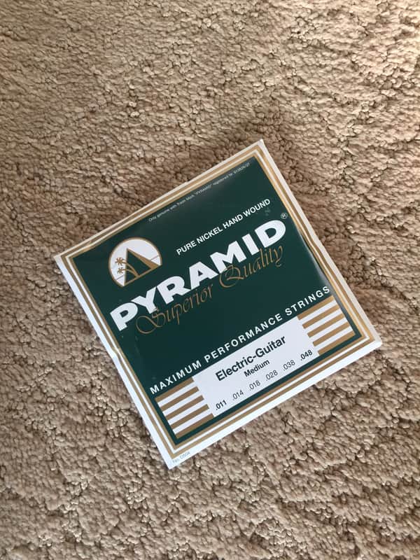 Pyramid Strings Pure Nickel Hand Wound Electric Guitar Strings 11-48 Medium 2 Sets! image 1