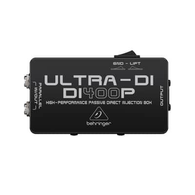 Behringer Ultra-DI DI400P 1-channel Passive Instrument Direct Box