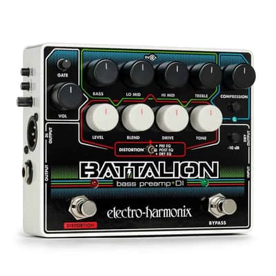 Electro-Harmonix Battalion Bass Preamp and DI Effects Pedal image 1