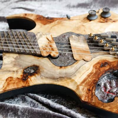 Build to Order GB Liuteria Boutique Sephitroth 7 string fanned volcano edition image 22