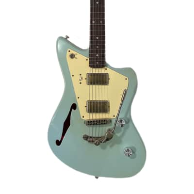 Rufini Guitars Montefalco Semi-Hollow, Aged Sonic Blue, NEW (Authorized Dealer) image 5