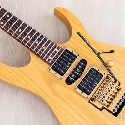 1994 Ibanez RG670 HSH Natural Matte, Near-Mint w/ Lo-Pro Edge image 7